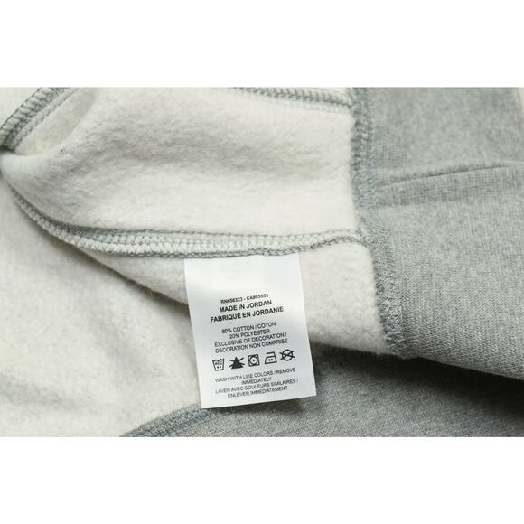 NEW Nike Sportswear Fleece Grey Heather Crewneck Sweatshirt Sz L BV2662-063 Larg - Picture 4 of 8